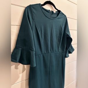 Old Navy Dark Green Sheath Dress, size M